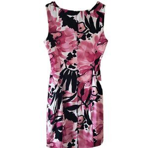 Dress Barn Floral Sleeveless Midi Dress